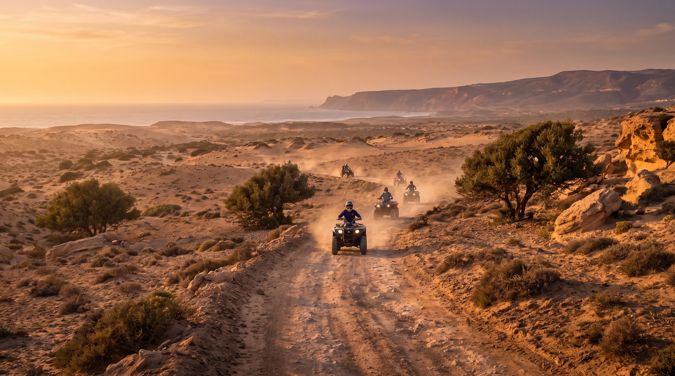Raid en quad dans l’arrière-pays